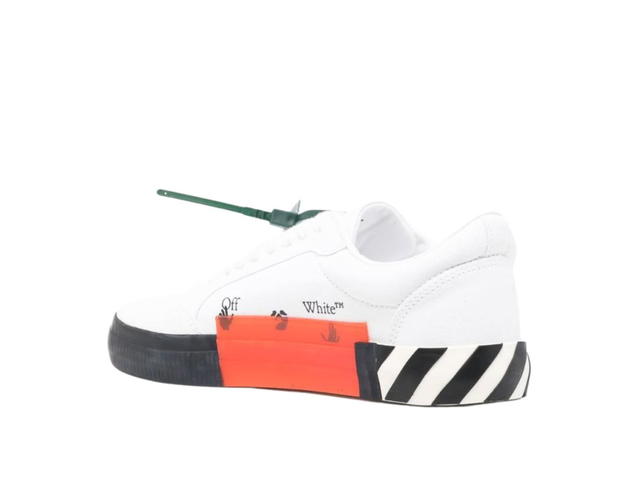 Off-White Off-White Low Vulcanised Canvas Sneaker White Dark Sand - view 3