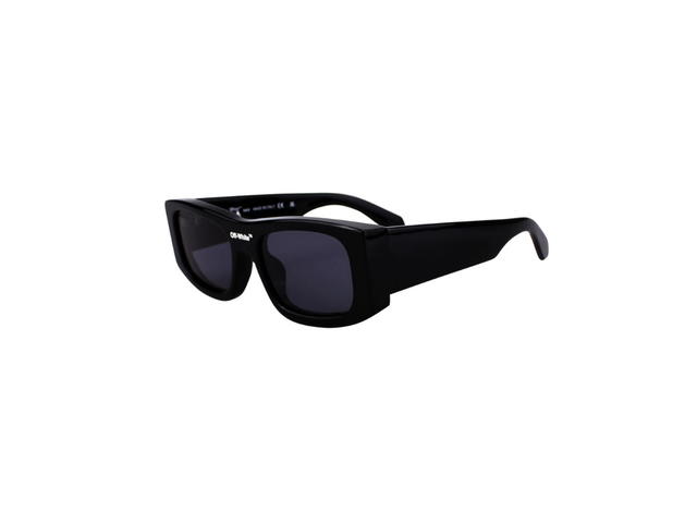 Off-White Off-White Lucio Sunglasses In Black Acetate Frame With Grey Lenses - view 3