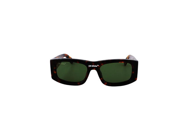 Off-White Off-White Lucio Sunglasses In Havana Acetate Frame With Green Lenses - view 2