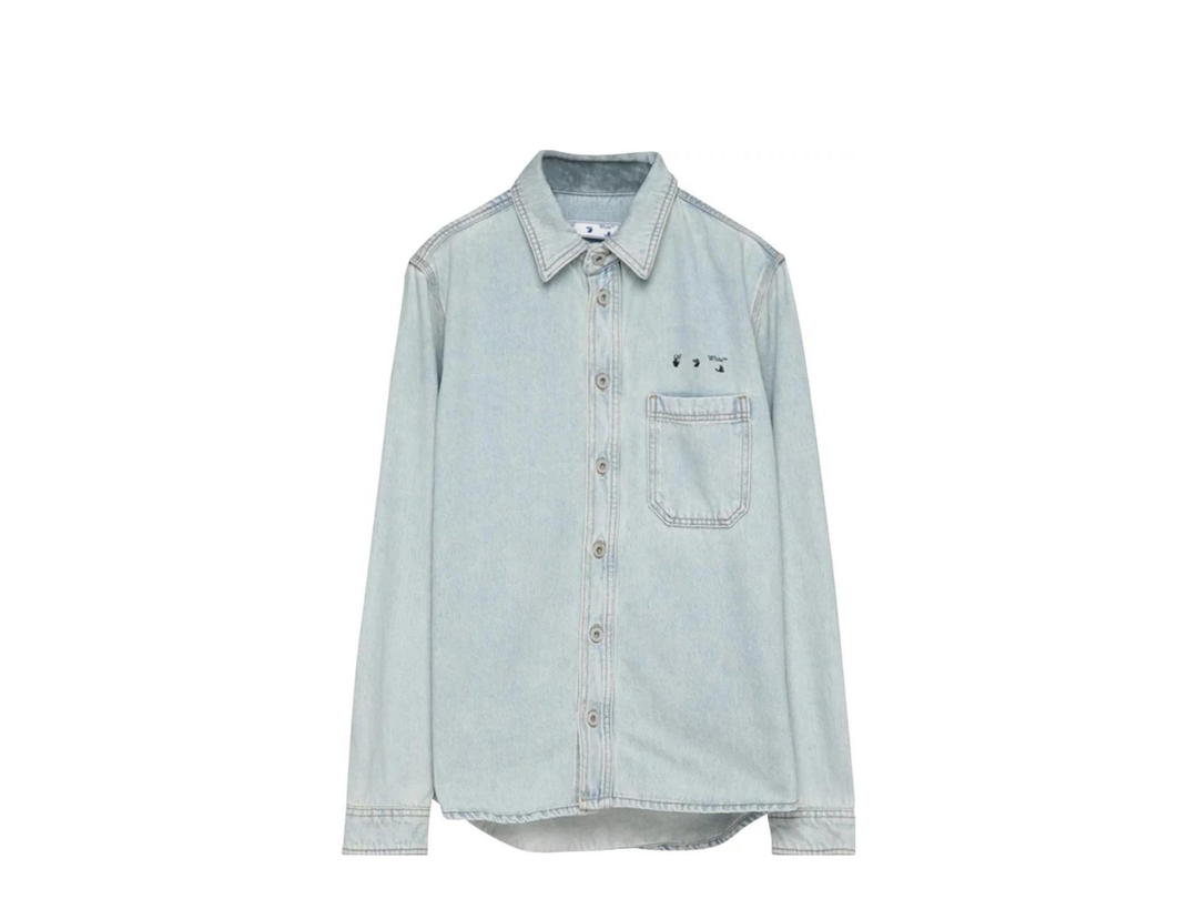 Off-White Off-White Marker Denim Shirt Vintage Fl