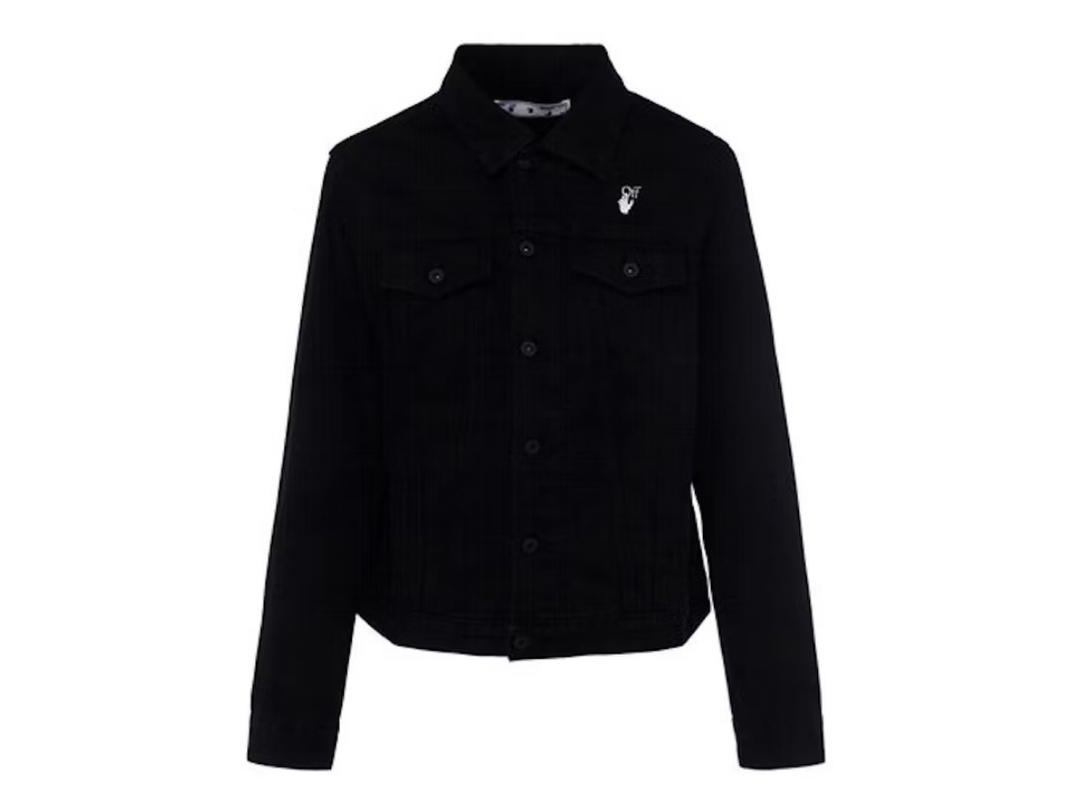 Off-White Off-White Mona Lisa Denim Jacket Black