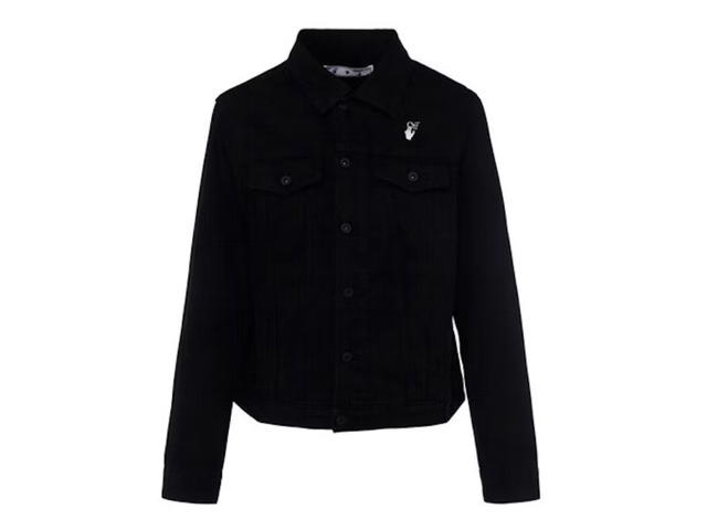 Off-White Off-White Mona Lisa Denim Jacket Black - view 1