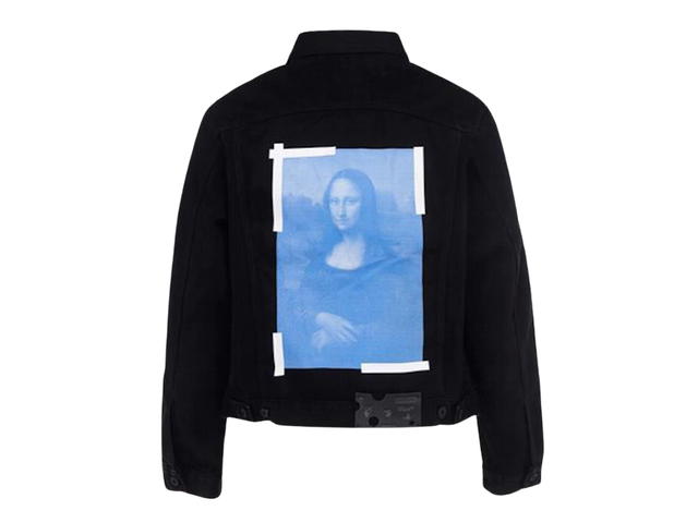 Off-White Off-White Mona Lisa Denim Jacket Black - view 2