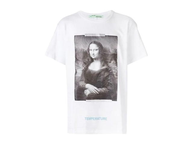 Off-White Off-White Monalisa Short Sleeve T-Shirt White Grey - view 1