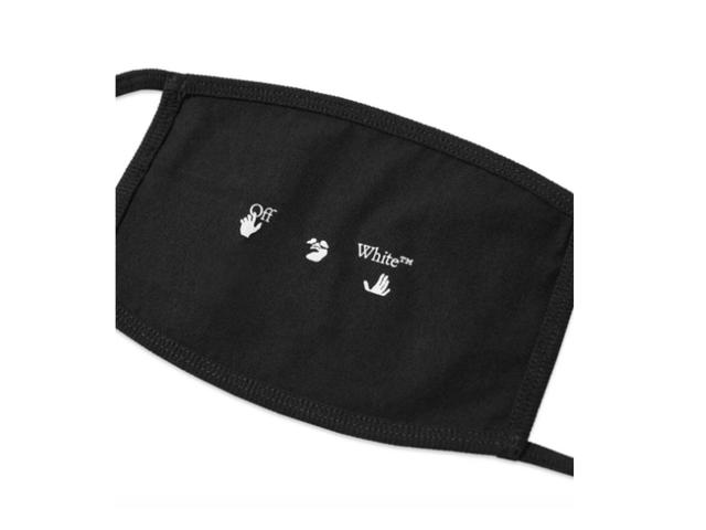 Off-White OFF-WHITE New Logo Face Mask Black/White - view 2