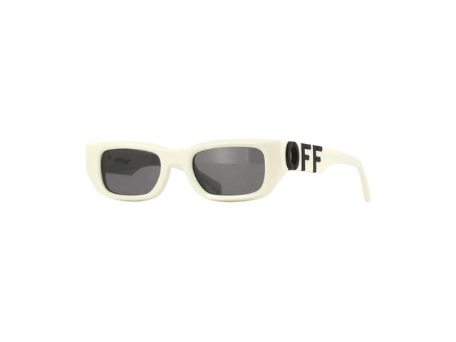 Off-White Off-White OERI124 FILLMORE Sunglasses In White Acetate Frame With Black Lens - view 1