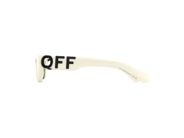 Off-White Off-White OERI124 FILLMORE Sunglasses In White Acetate Frame With Black Lens - view 3