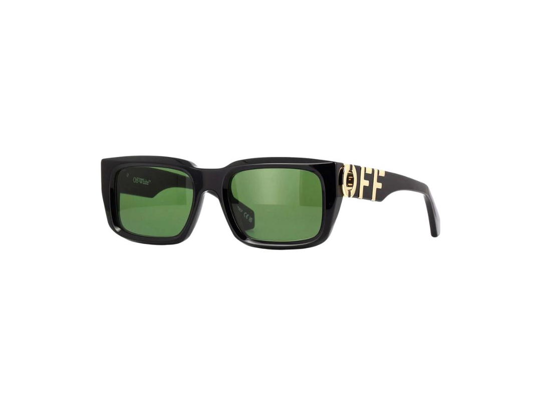 Off-White Off-White OERI125 HAYS Sunglasses In Shiny Black Frame With Grey Light Mirror Lenses