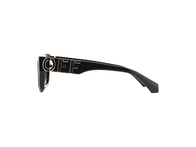Off-White Off-White OERI125 HAYS Sunglasses In Shiny Black Frame With Grey Light Mirror Lenses - view 3