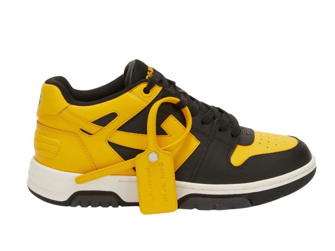 Off-White OFF-WHITE Out Of Office OOO Low Tops Black Yellow
