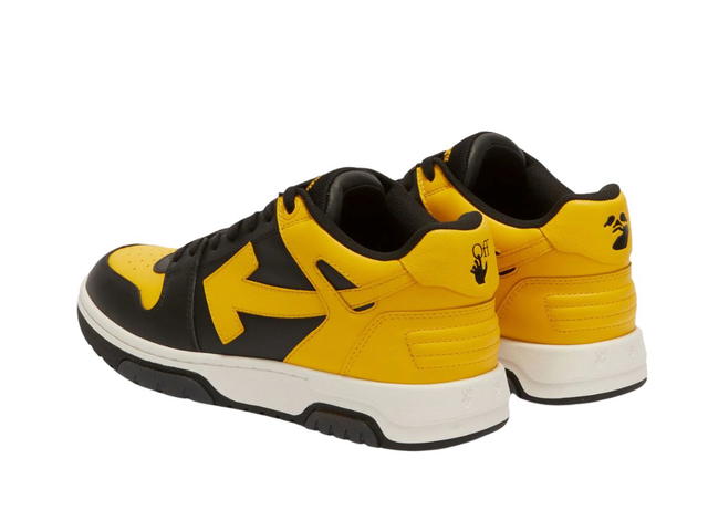 Off-White OFF-WHITE Out Of Office OOO Low Tops Black Yellow - view 3
