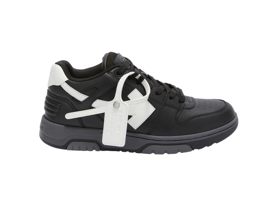 Off-White OFF-WHITE Out Of Office OOO Low Tops Black Gray White FW21
