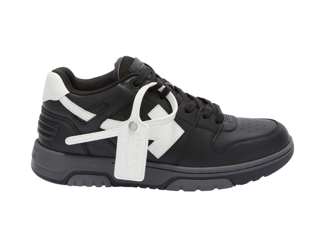 Off-White OFF-WHITE Out Of Office OOO Low Tops Black Grey White SS22