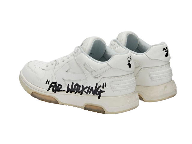 Off-White OFF-WHITE Out Of Office OOO Low Tops For Walking White Black - view 3