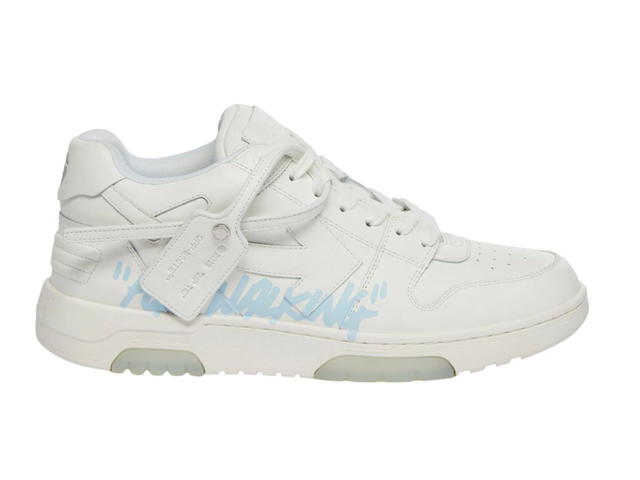 Off-White OFF-WHITE Out Of Office "OOO" Low Tops For Walking White Light Blue 2021 - view 1