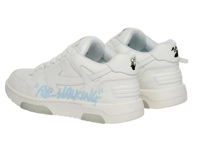Off-White OFF-WHITE Out Of Office "OOO" Low Tops For Walking White Light Blue 2021 - view 3