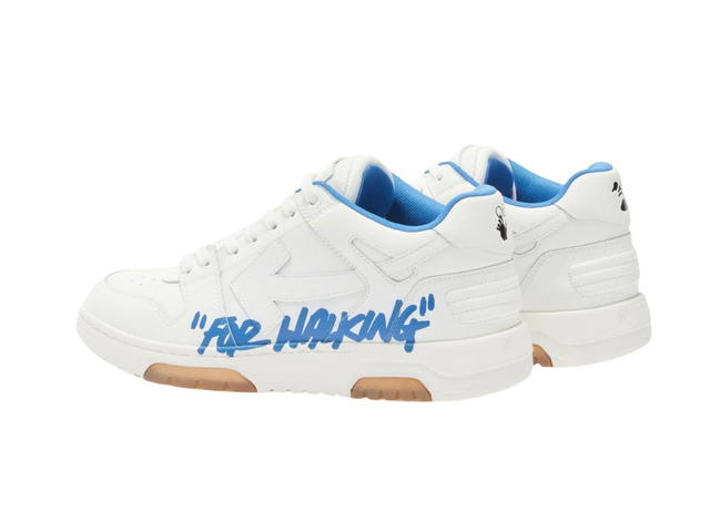 Off-White OFF-WHITE Out Of Office "OOO" Low Tops For Walking White White Dark Blue SS22 - view 3