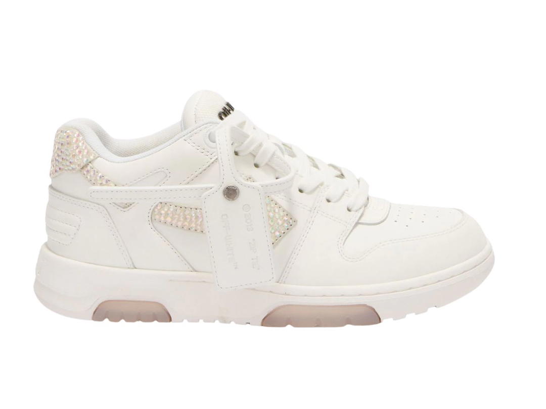 Off-White OFF-WHITE Out Of Office Crystal Embellished White (Women's)