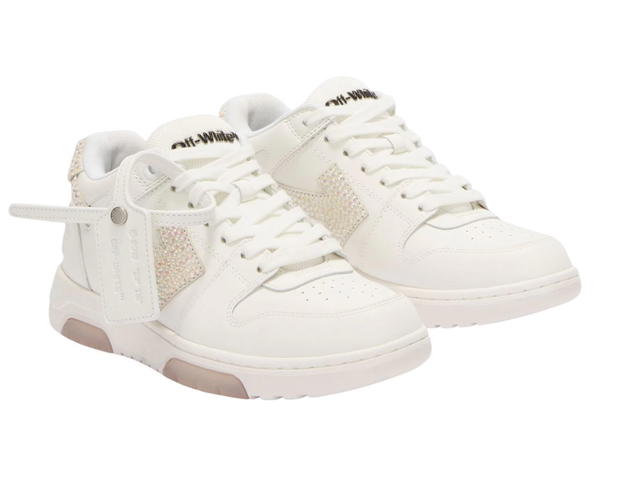 Off-White OFF-WHITE Out Of Office Crystal Embellished White (Women's) - view 2
