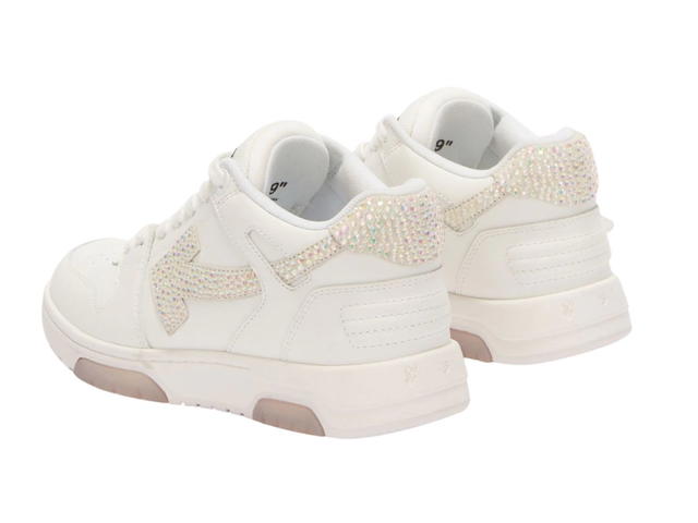 Off-White OFF-WHITE Out Of Office Crystal Embellished White (Women's) - view 3