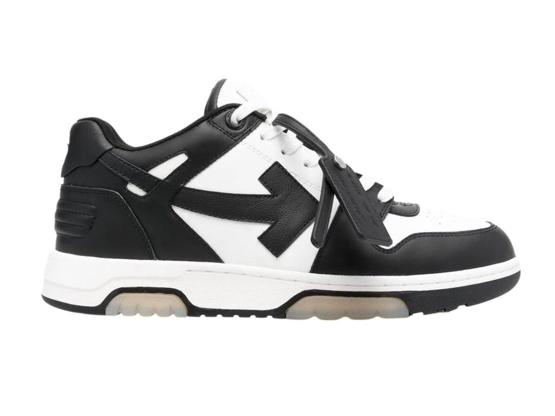 Off-White OFF-WHITE Out Of Office OOO Low Tops White Black White