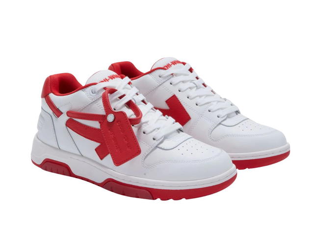 Off-White OFF-WHITE Out Of Office "OOO" Low Tops White Red - view 2