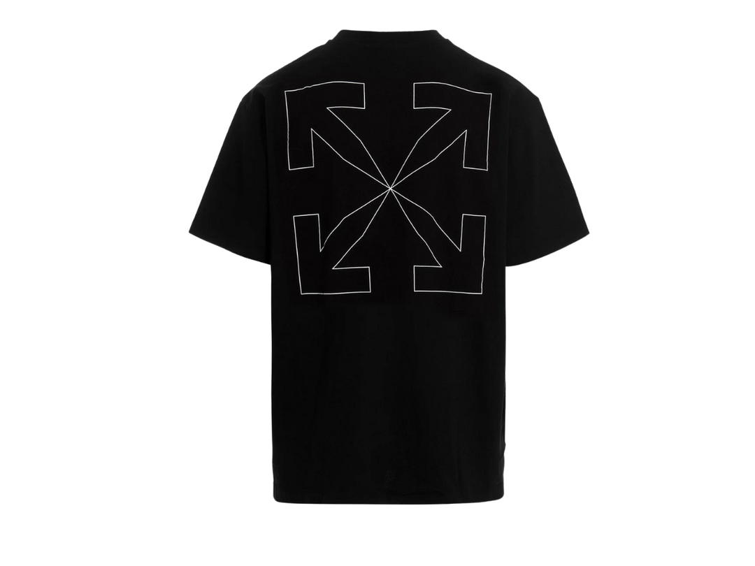 Off-White Off-White Outline Arrow Over T-Shirt Black