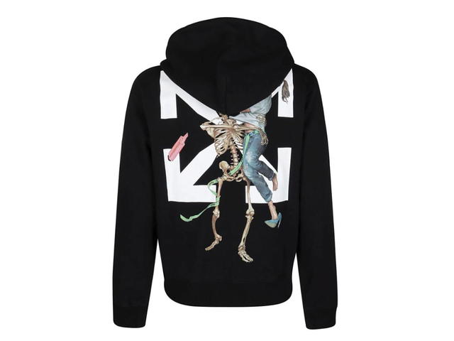 Off-White Off-White Pascal Skeleton Painting Hoodie - view 2