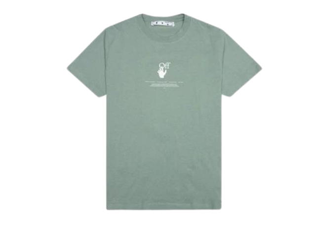 Off-White Off-White Pattern Cartoon Printing Short Sleeve Green (SS21) - view 2