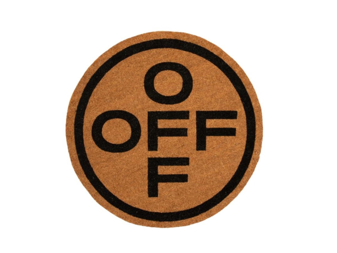 Off-White Off-White ROUND “OFF” DOORMAT