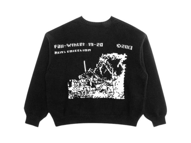 Off-White Off-White Ruined Factory Knitwear Black White - view 2