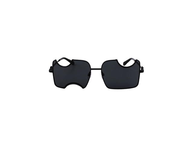 Off-White Off-White Salvador Sunglasses In Metal Matte Black Frame With Dark Grey Lenses - view 2