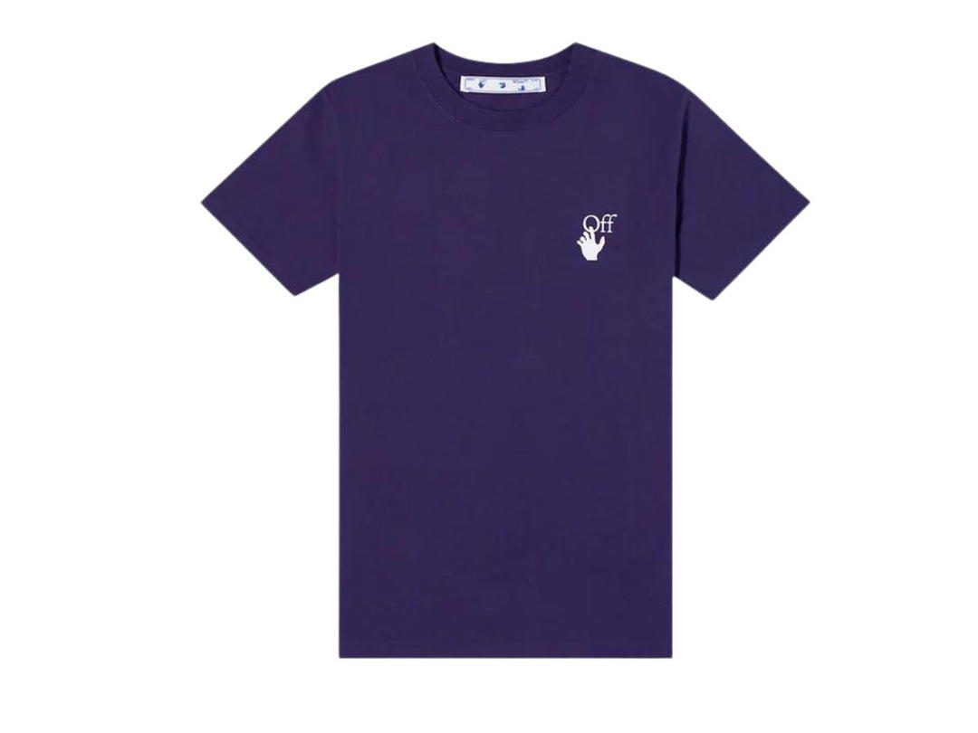 Off-White Off-White Skeleton Arrows Tee Purple