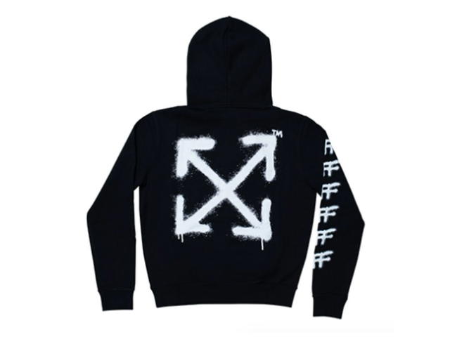 Off-White Off-White Spray Hoodie Black Multicolor - view 1