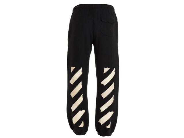 Off-White Off-White Tape Arrows Short Sweatpant Black Beige - view 2