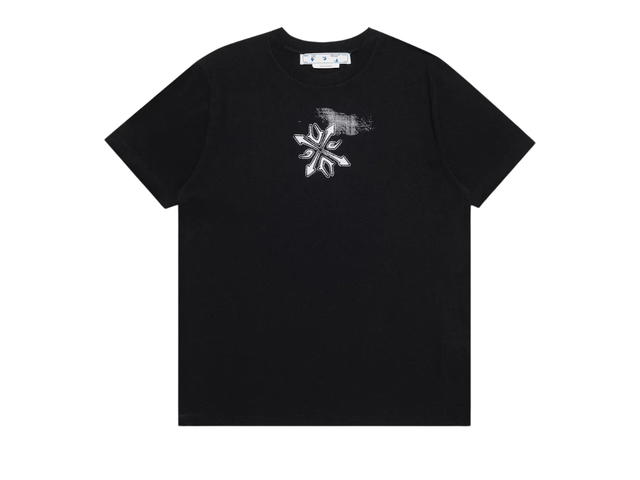 Off-White Off-White Tribal Type Slim Tee Black White - view 1