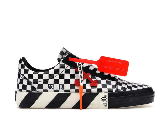 Off-White OFF-WHITE Vulc Low Checkered Black White - view 1