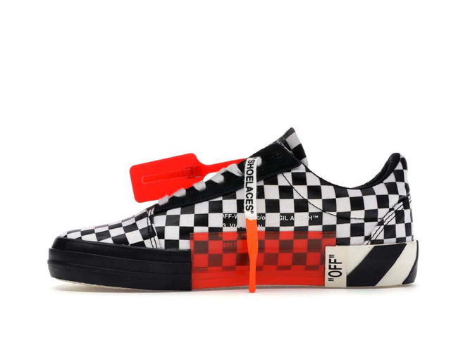 Off-White OFF-WHITE Vulc Low Checkered Black White - view 2