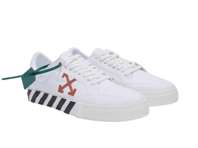 Off-White OFF-WHITE Vulc Low Canvas White Red Arrow Black - view 2
