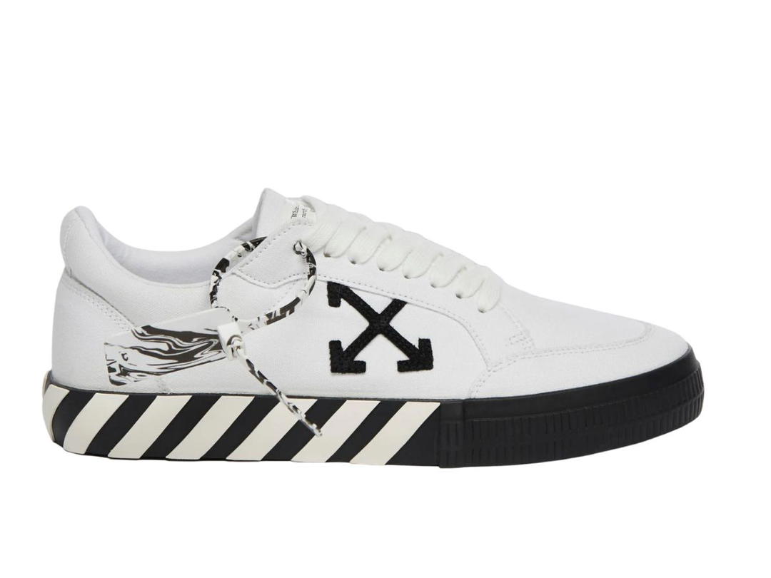 Off-White OFF-WHITE Vulcanized Low Canvas White Black