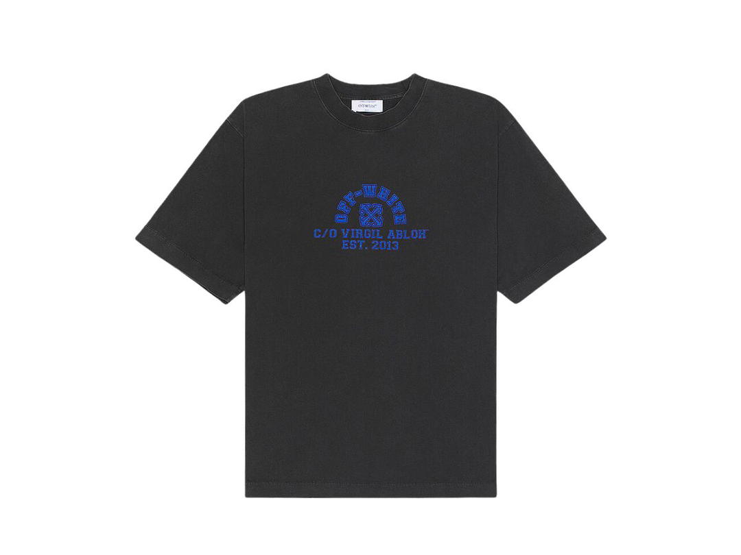 Off-White Off-White Washed Est 13 Skate T-shirt Black