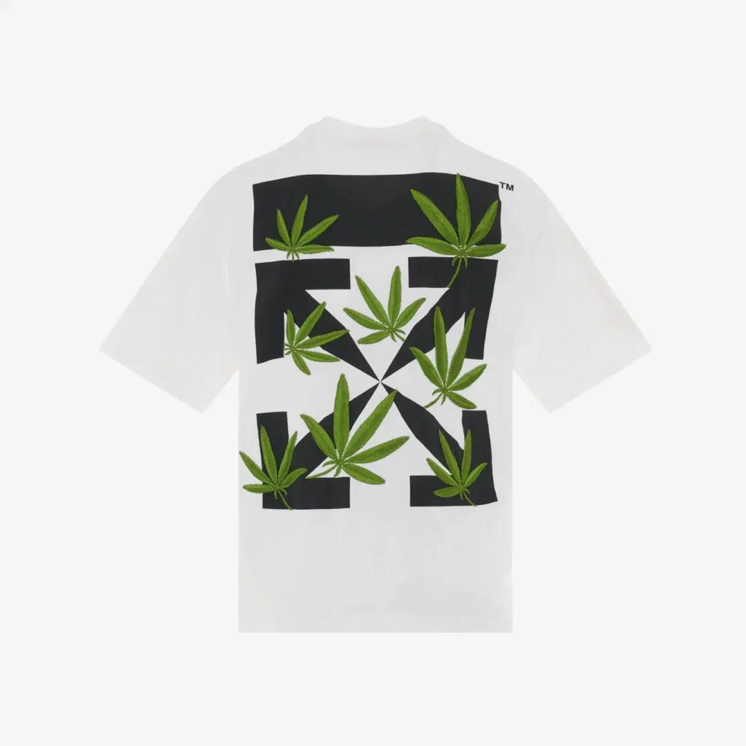 Off-White Off-White Weed Arrow Skate Over S/S T-Shirt White