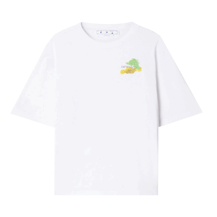 Off-White Off-White Brush Arrow Skate T-Shirt 'White/Multicolor'