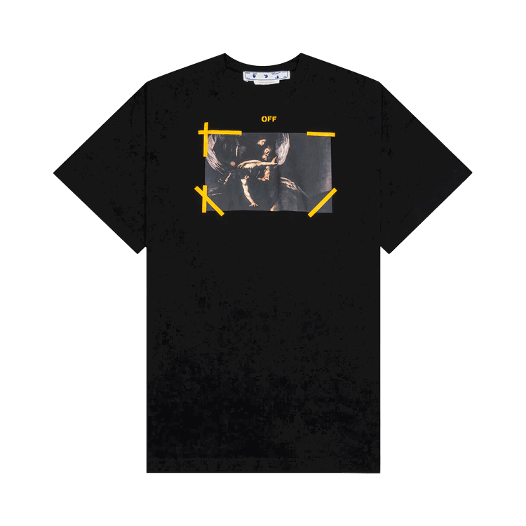 Off-White Off-White Diag Arrow Caravaggio Mercy Skate Tee 'Black/White'