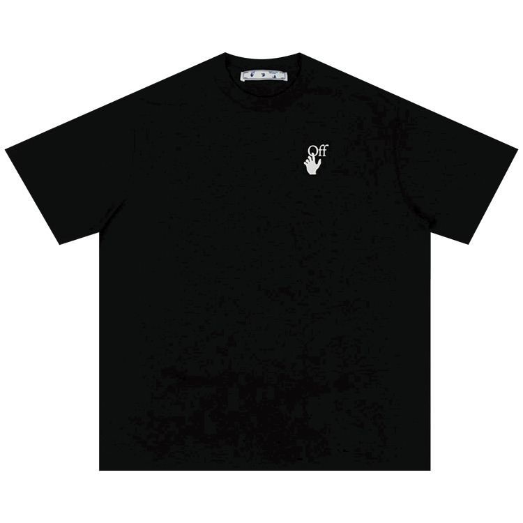 Off-White Off-White Marker Short-Sleeve Over Tee 'Black/Fuchsia'