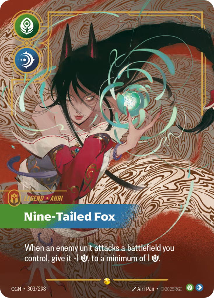Riftbound Riftbound Nine-tailed Fox [OGN 303/298] Origins [Foil] (EN)
