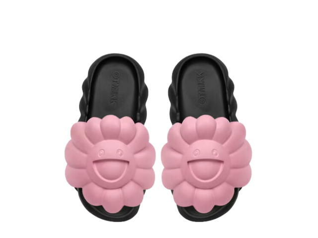 Ohana Hatake Ohana Hatake x Takashi Murakami Ohana Full-Bloom Slide Black Pink - view 2