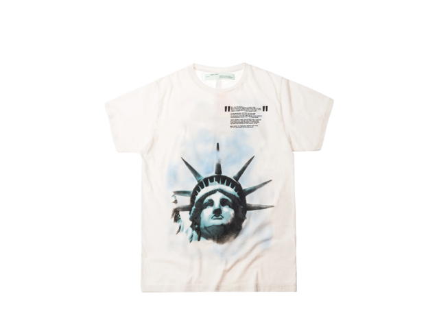 Off-White Off-White Liberty Slim Tee Off White Black - view 1