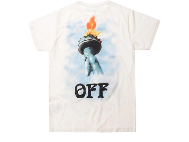 Off-White Off-White Liberty Slim Tee Off White Black - view 2