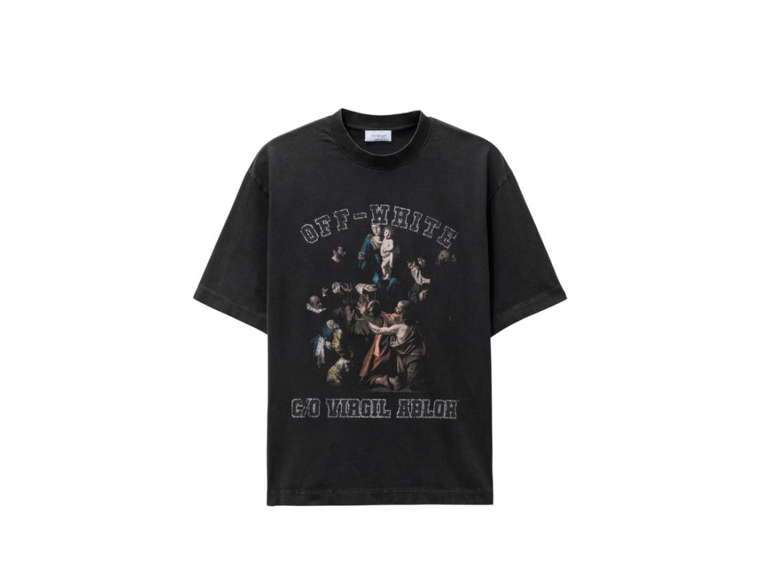 Off-White Off-White Mary Skate Short Sleeve T Shirt Black